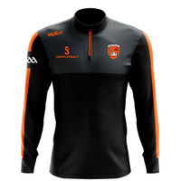 McKeever Kids Armagh Edge 1/4 Zip Charcoal/Black