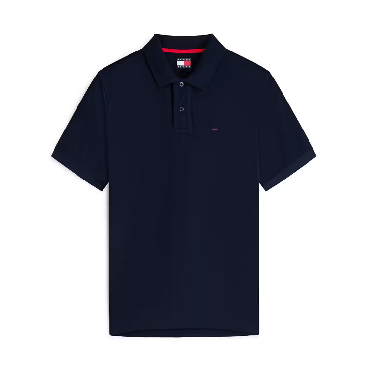 Tommy Jeans Mens Polo Regular Essential Dark Night Navy