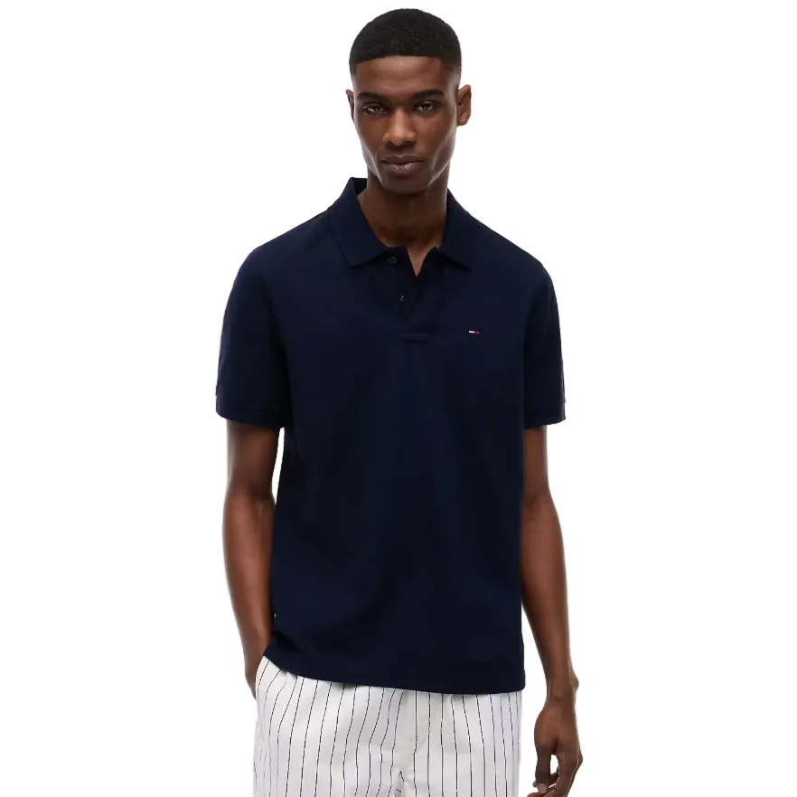 Tommy Jeans Mens Polo Regular Essential Dark Night Navy