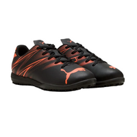 Puma Junior Turf Boot Attacanto Puma Black/Glowing Red