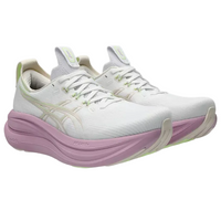 Asics Womens Trainer Gel Nimbus 28 White/Hazy Lilac