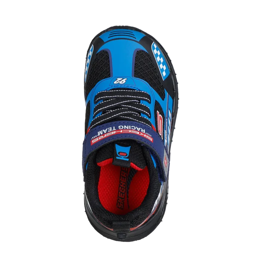 Skechers Boys Trainer Skech Tracks Blue/Red