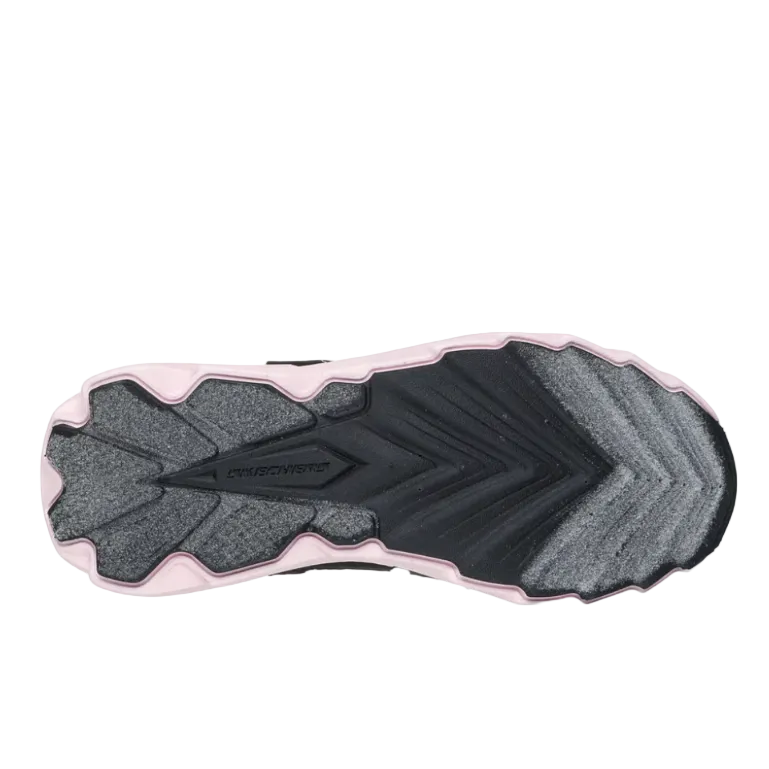 Skechers Kids Trainer Elite Sport Tread Camp Rage Black/Light Pink