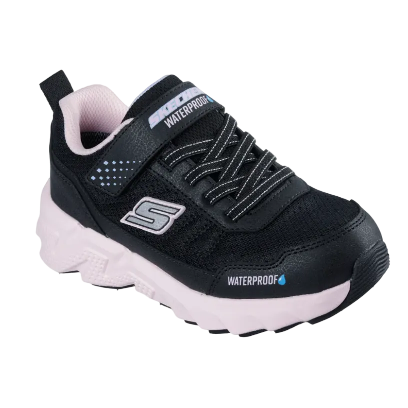 Skechers Kids Trainer Elite Sport Tread Camp Rage Black/Light Pink