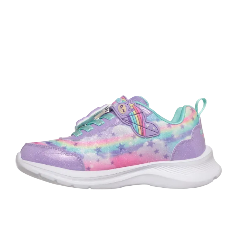 Skechers Girls Trainer Jumpsters Cutie Critters Lavender/Multi