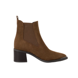 Tamaris Womens Boot Leather Chelsea Brown