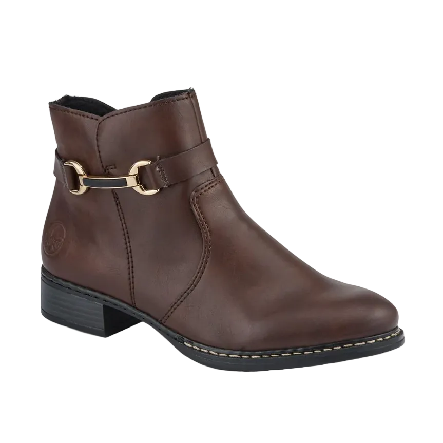 Rieker Womens Boot 73487-25 Brown