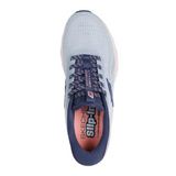 Skechers women's pink and blue mesh lace-up trainer