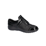 Waldlaufer women's patent lace-up trainer