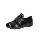 Waldlaufer women's patent lace-up trainer