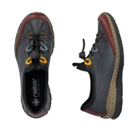 Rieker Womens Shoe N3271-35 Blue Combination