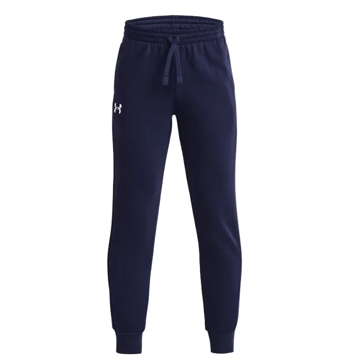 Under Armour Boys Joggers Rival Fleece Midnight Navy/White