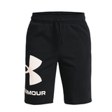 Under Armour Boys Shorts Rival Fleece Big Logo Black