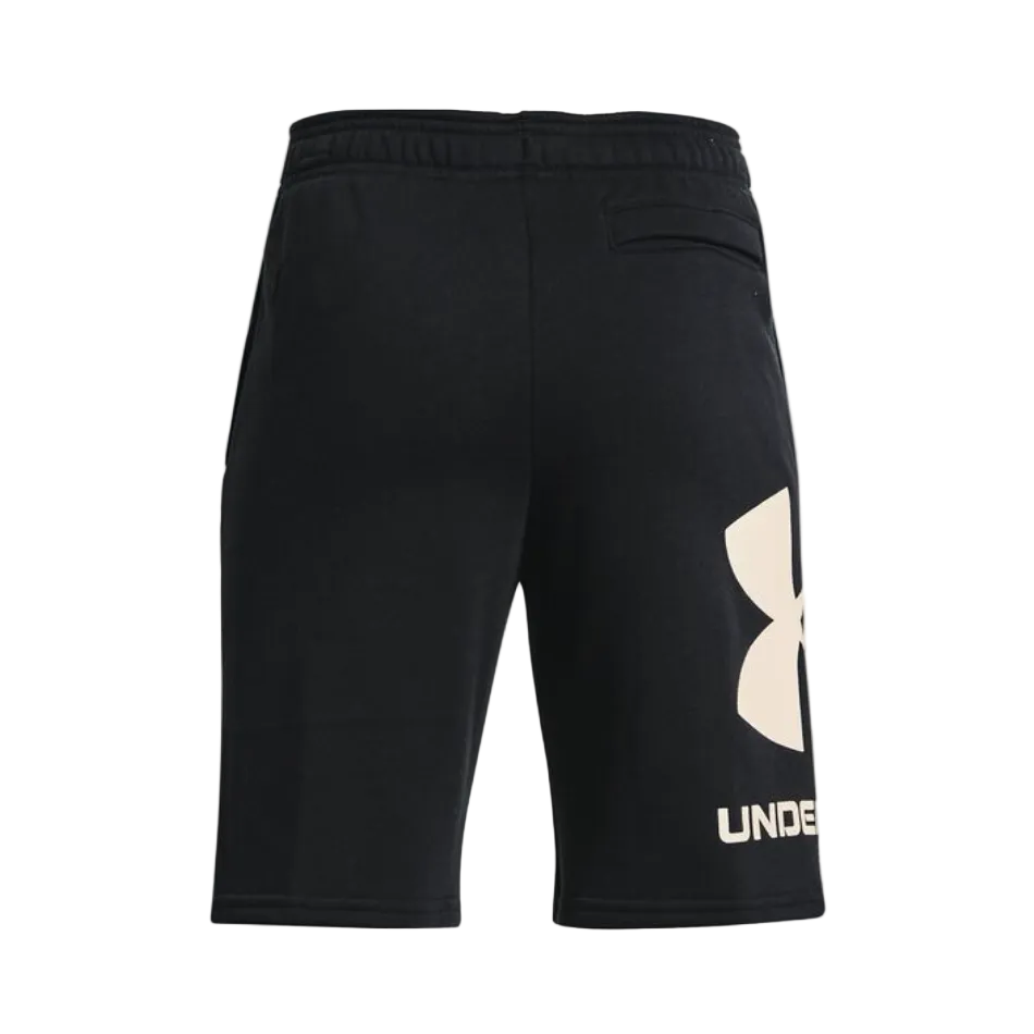 Under Armour Boys Shorts Rival Fleece Big Logo Black