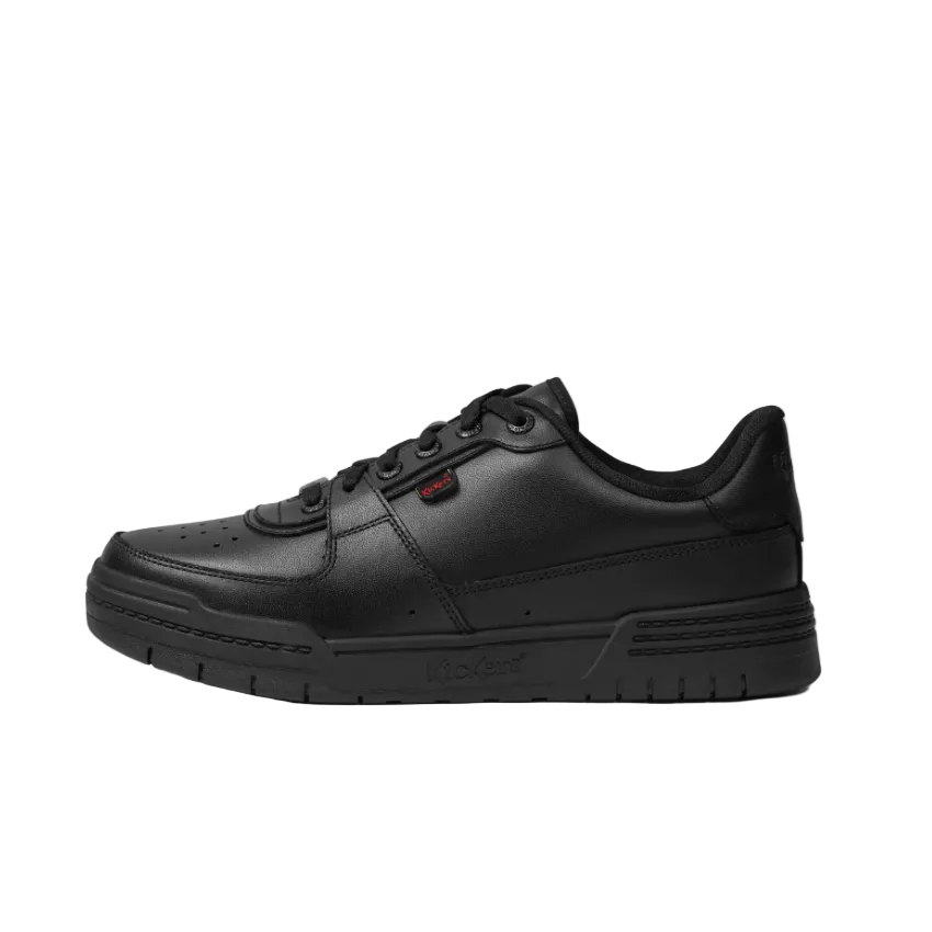 Kickers Unisex Trainer Klapton Lo Leather Black
