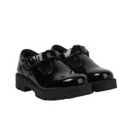 Kickers Youth Girls Kori T-Bar Patent Black
