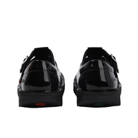 Kickers Womens Shoe Kick T Double Patent Leather Black