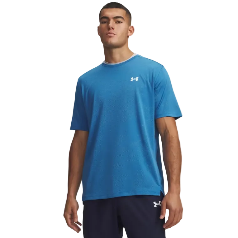 Under Armour men's white and blue shorts