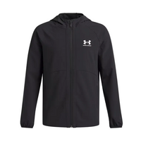 Under Armour Boys Vibe Woven Windbreaker Black/White