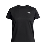 Under Armour Girls Tech Short Sleeve T-Shirt Black/White