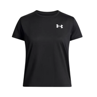 Under Armour Girls Tech Short Sleeve T-Shirt Black/White