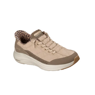 Skechers Womens Shoe Slip-ins Contour Foam Leopard Dream Brown