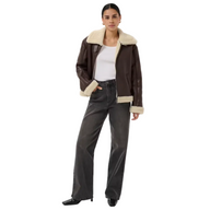 Kaffe Womens Jacket Arabella Coffee Bean