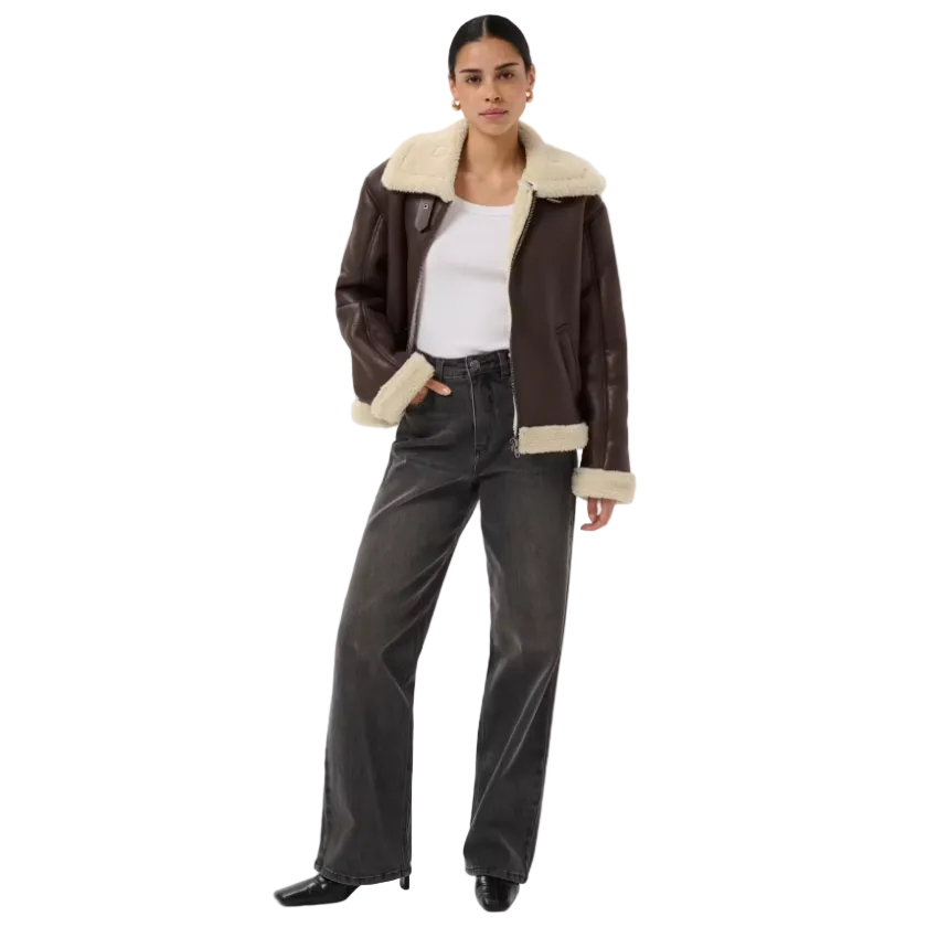 Kaffe Womens Jacket Arabella Coffee Bean