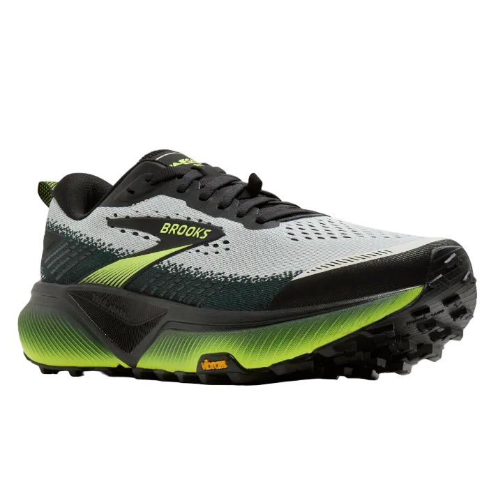 Brooks Mens Trainer Cascadia 20 Grey/Black/Nightlife