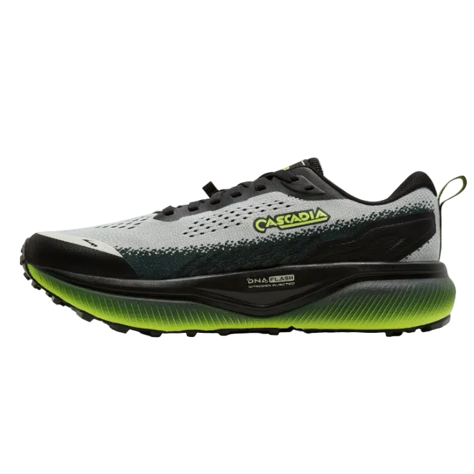 Brooks Mens Trainer Cascadia 20 Grey/Black/Nightlife