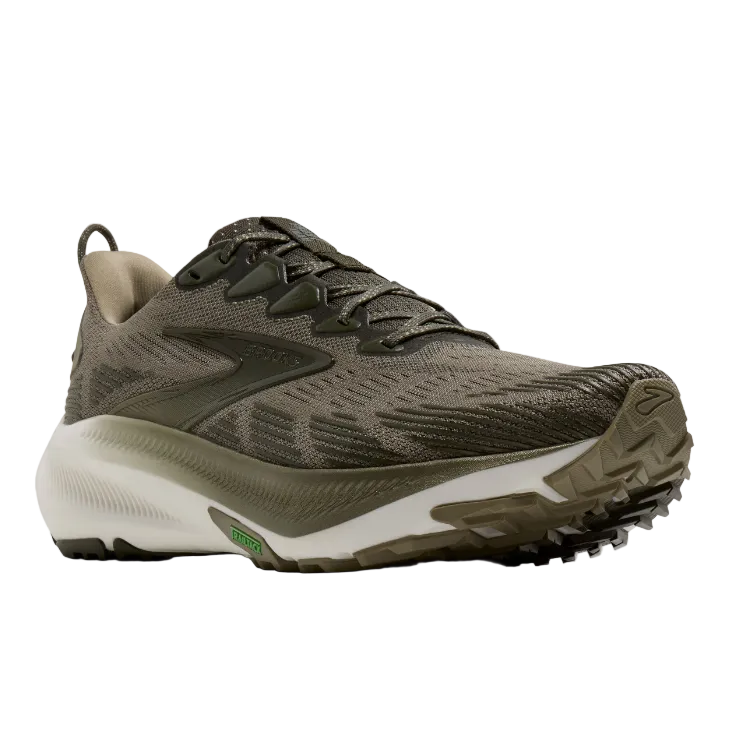 Brooks Mens Trainer Ghost Trail Olive/Olive/Metallic