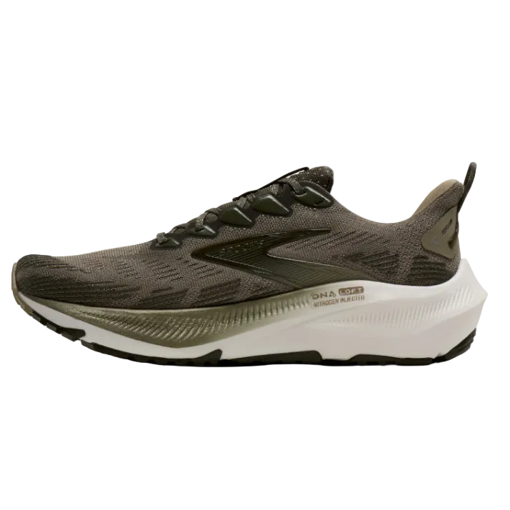 Brooks Mens Trainer Ghost Trail Olive/Olive/Metallic