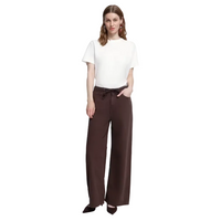 Ichi Womens Jean Hezano Wide Chicory Coffee