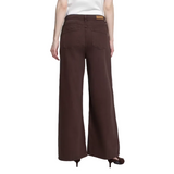 Ichi Womens Jean Hezano Wide Chicory Coffee