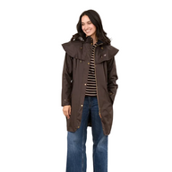 Lighthouse Womens Waterproof Coat Outrider Chocolate
