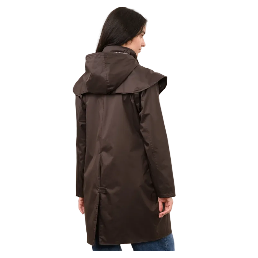 Lighthouse women's Outrider chocolate brown waterproof coat