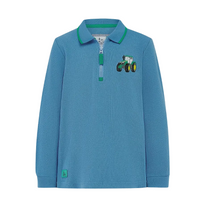 Lighthouse Boys Top Pier Green Tractor