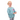 Lighthouse Flora girls' pastel teal sweatshirt