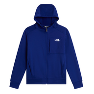The North Face Teen Jacket Performance Fleece Full Zip Hooded Bold Blue