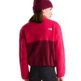 Women's Yumiori 1/4 Zip Fleece Jacket Burgundy Crush