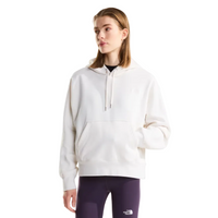 The North Face Womens Hoodie Essential Simple Dome Boxy Oversized White Dune