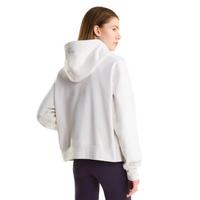 The North Face Womens Hoodie Essential Simple Dome Boxy Oversized White Dune