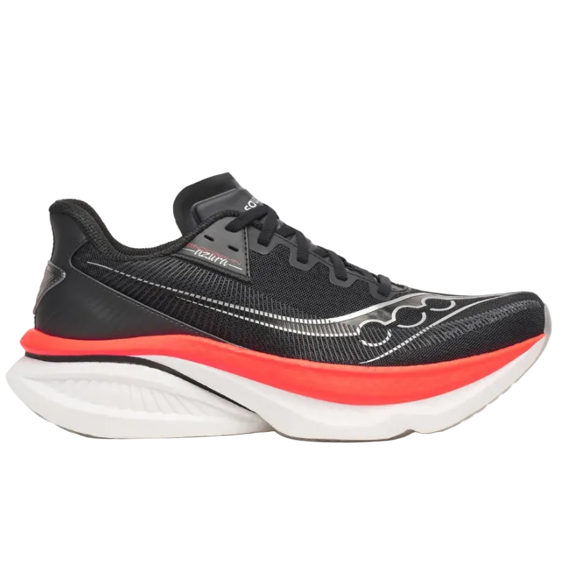 Saucony Endorphin Azura men's black and vizired running trainer