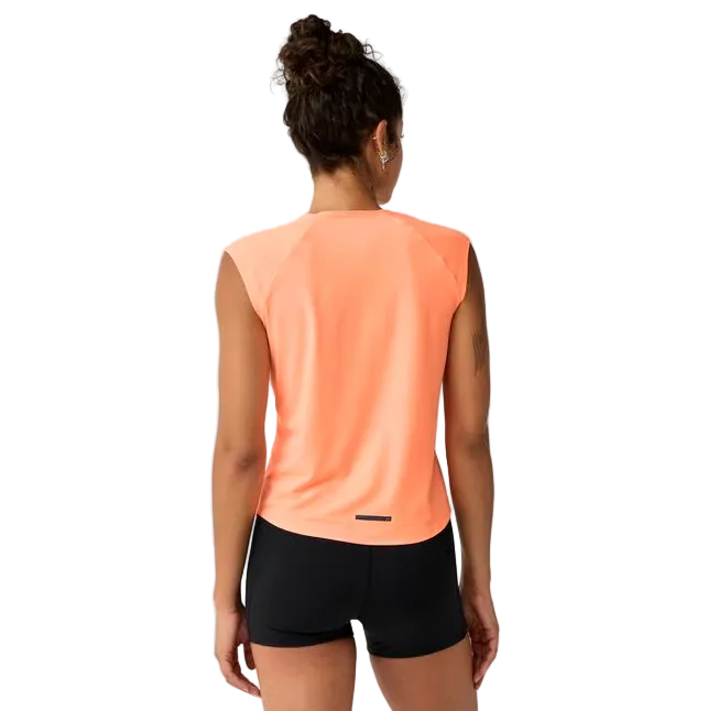 Brooks Dash Cooling women's cyber peach short-sleeve running t-shirt
