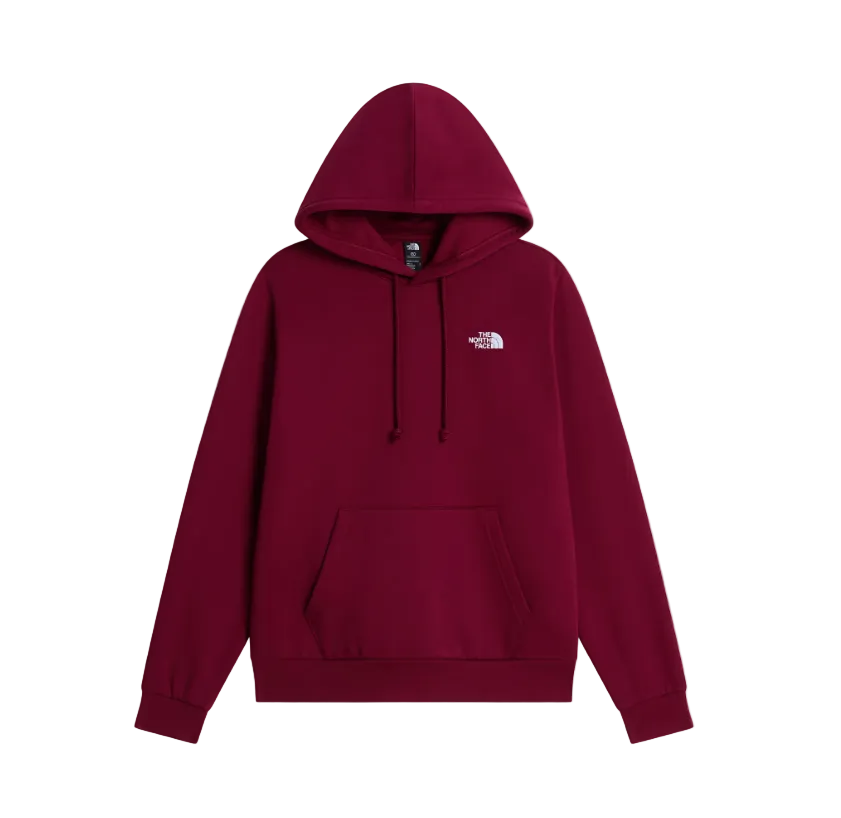 The North Face Evolution women's burgundy hoodie