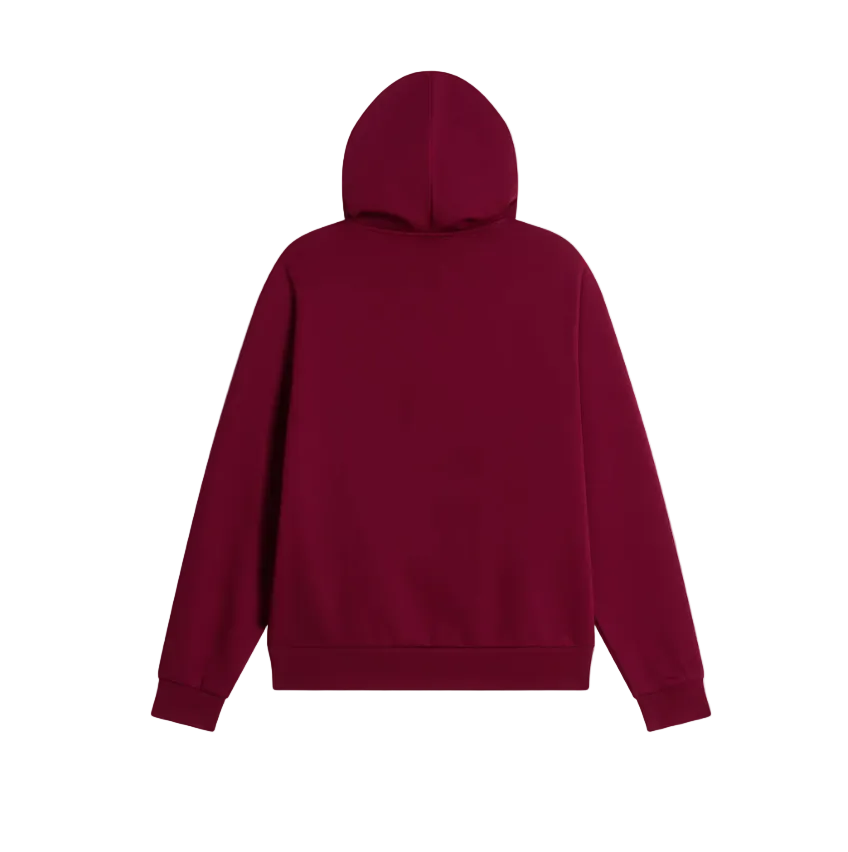 The North Face Evolution women's burgundy hoodie