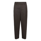 Kaffe Womens Pant Lenora 7/8 Dark Grey Check