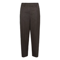 Kaffe Womens Pant Lenora 7/8 Dark Grey Check