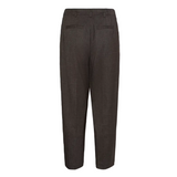 Kaffe Womens Pant Lenora 7/8 Dark Grey Check