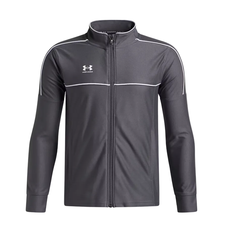 Under Armour Boys Challenger Track Jacket Castlerock/White